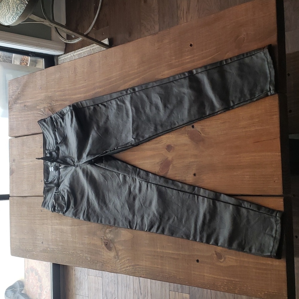 Medium faux leather pants